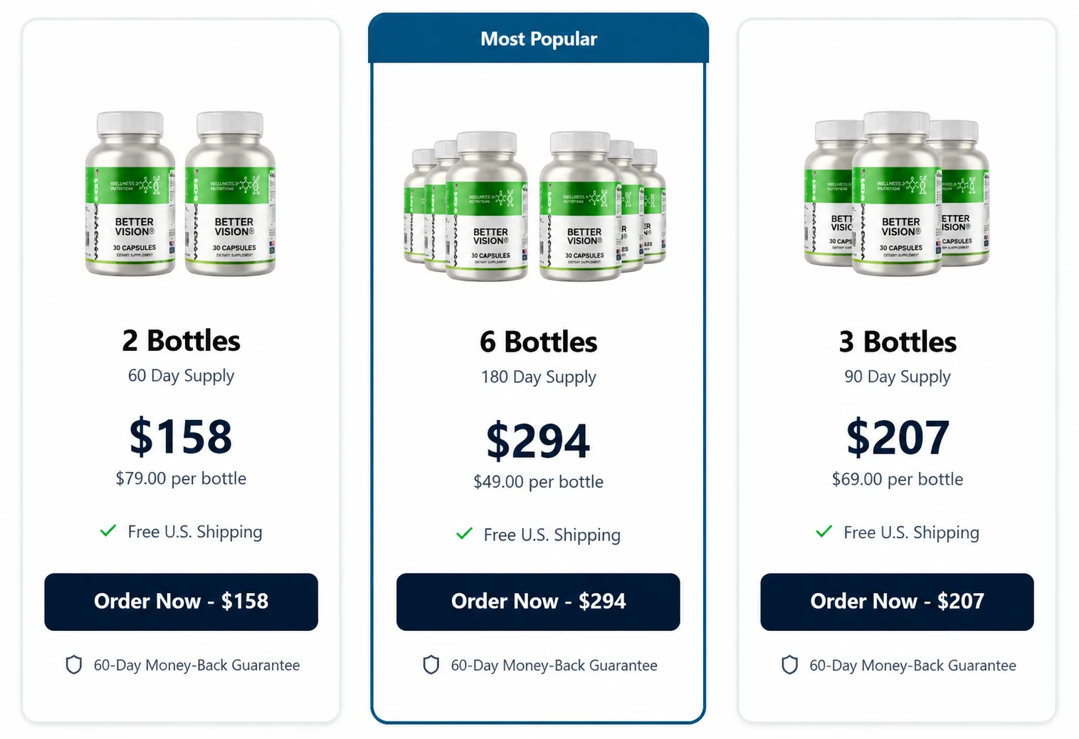 Better Vision supplement bundle offers